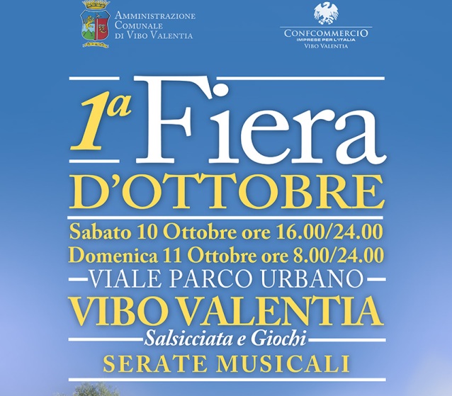 Sabato e domenica la Prima fiera d’ottobre