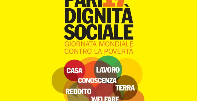 Giornata mondiale contro la povertà, Libera in prima linea anche a Vibo