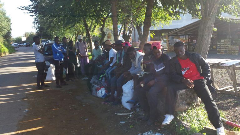 Migranti in protesta allo svincolo di Pizzo, chiedono condizioni migliori
