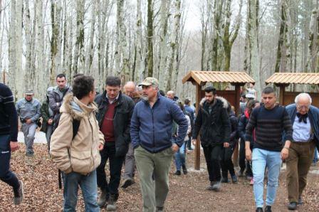 Mongiana, presentato il percorso scientifico nel bosco del Marchesale