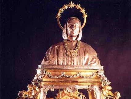 Il busto reliquario del Santo di Colonia