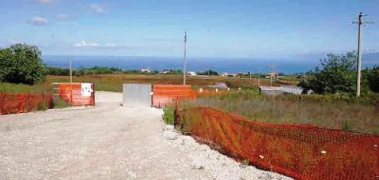 Il cantiere del costruendo ospedale