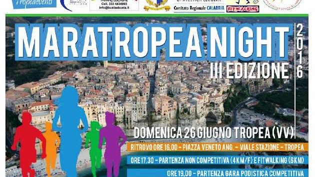 Di corsa nella Perla del Tirreno, Maratropea diventa “by night”