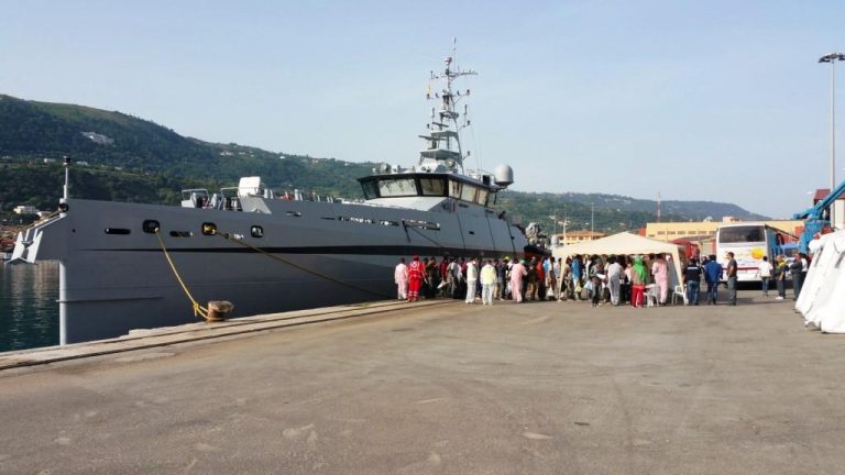 Nuovo sbarco a Vibo Marina, in arrivo 763 persone