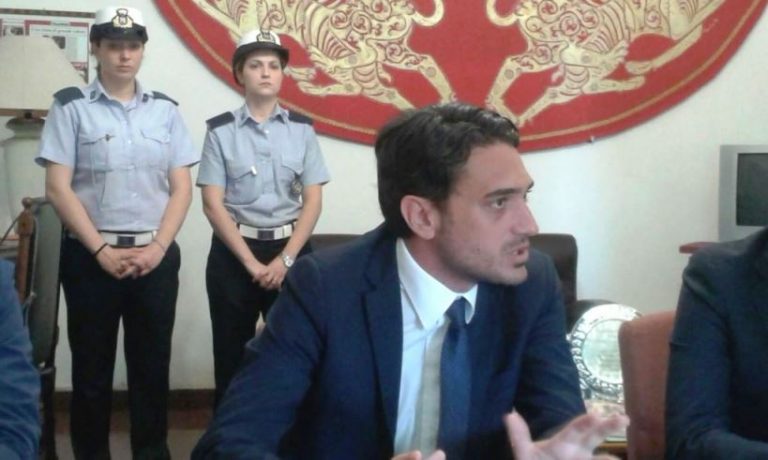 Il presidente del consiglio regionale Nicola Irto in visita al museo di Mileto