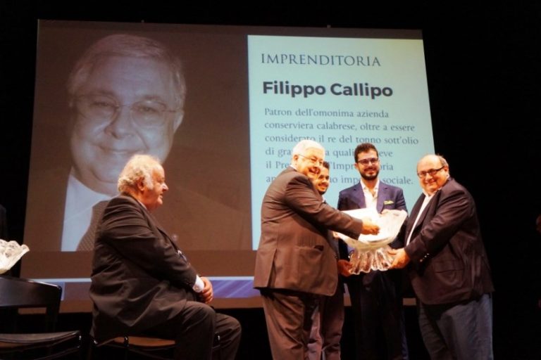 A Pippo Callipo il Premio nazionale Galvanina per l’imprenditoria