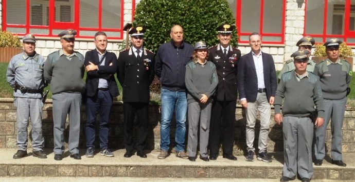 Verso l’unione tra Carabinieri e Forestale, Gian Filippo Magro in visita a Villa Vittoria