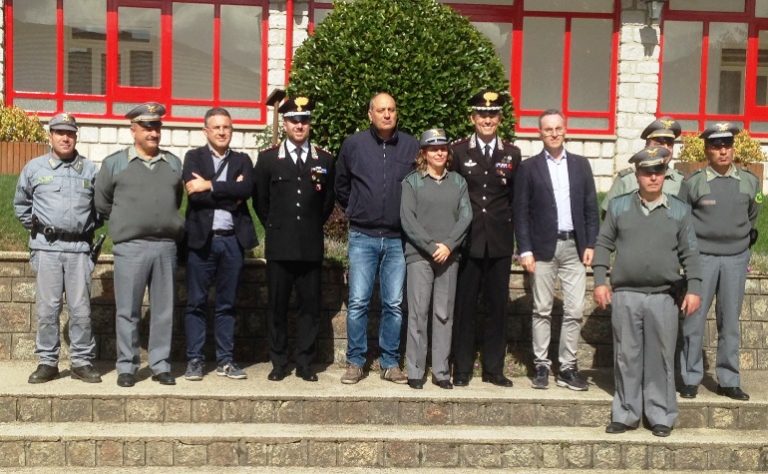 Verso l’unione tra Carabinieri e Forestale, Gian Filippo Magro in visita a Villa Vittoria