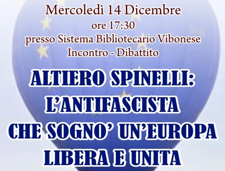 Antifascismo ed Europa unita, la Gioventù federalista ricorda Altiero Spinelli