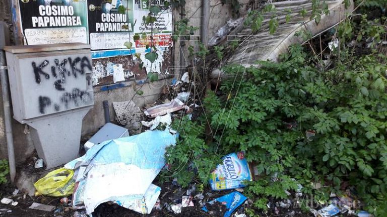 Una micro-discarica al centro di Vibo: quando il degrado arriva nel “salotto buono” della città (FOTO)