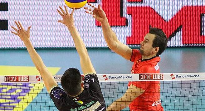 Superlega, Lube troppo forte: Vibo Valentia cede in quattro set