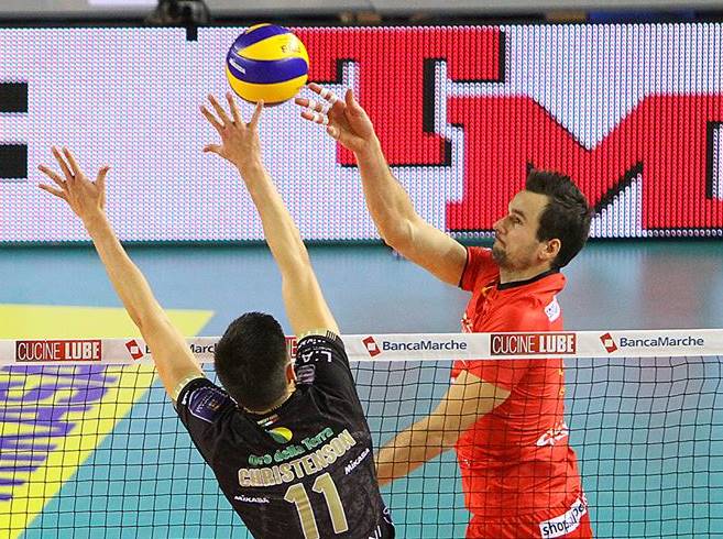 Superlega, Lube troppo forte: Vibo Valentia cede in quattro set