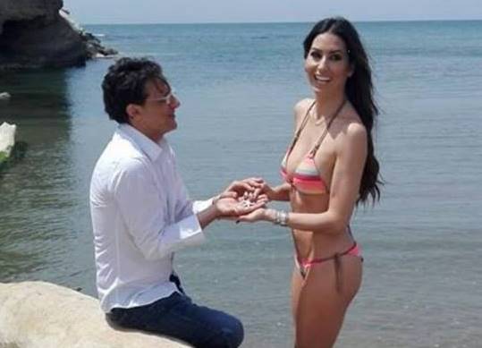 Elisabetta Gregoraci presenta su Sky le bellezze di Tropea