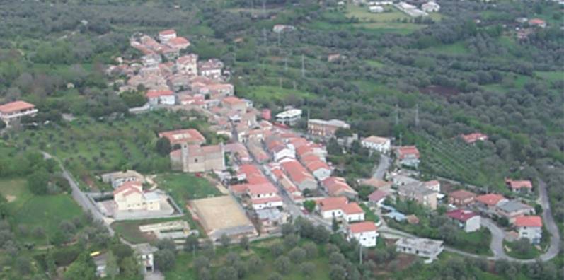 Una veduta di Filandari dall'alto