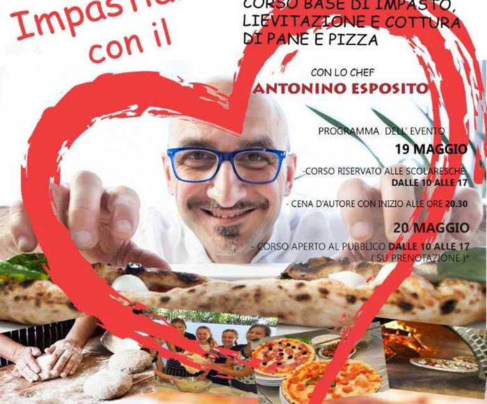 “Impastiamo con il cuore”, lo chef Esposito insegna i segreti della pizza agli studenti vibonesi