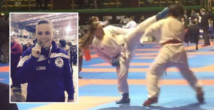 Karate, la vibonese Viola Zangara medaglia d’oro al Trofeo nazionale “Bracciante” di Eboli