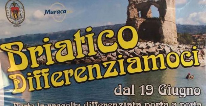 “Differenziamoci”, a Briatico parte la raccolta dei rifiuti “porta a porta”