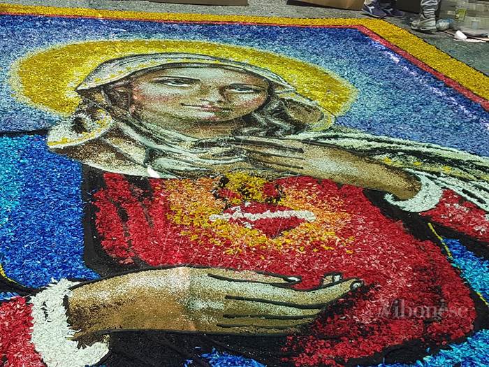 Infiorata di Potenzoni, nel Rione Chiesa le opere più apprezzate dalla giuria