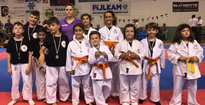 La Virtus Vibo fa incetta di medaglie all’Open Karate Calabria
