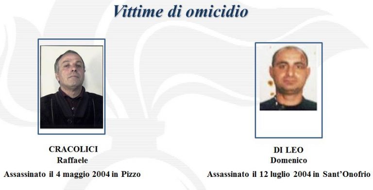 ‘Ndrangheta: omicidi Cracolici e Di Leo, annullamento con rinvio per Barbieri