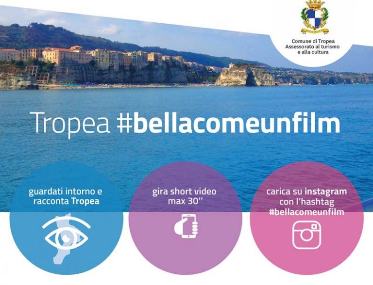 #bellacomeunfilm, il videocontest che racconta la Calabria fa tappa a Tropea