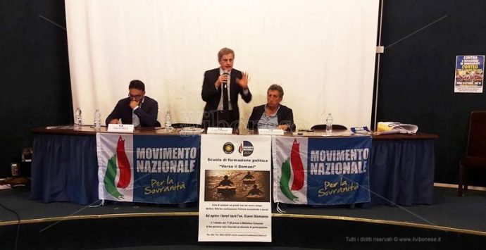 Alemanno inaugura a Vibo la scuola politica del Movimento per la sovranità (VIDEO)