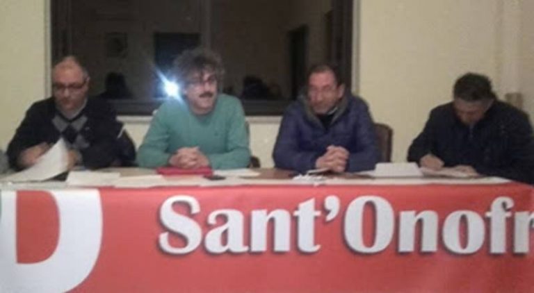 Congressi Pd, Fortunato Addesi nuovo segretario del circolo di Sant’Onofrio