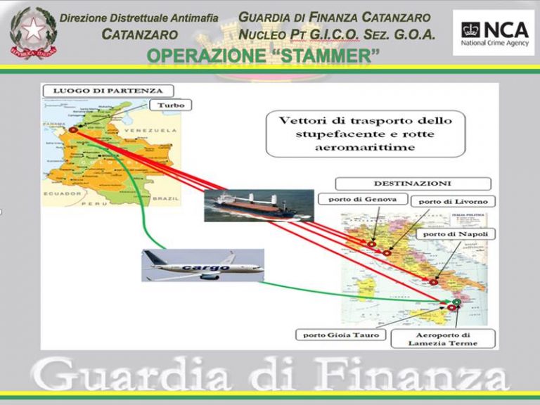 Narcotraffico internazionale: “Stammer”, accolto un continuato di pena