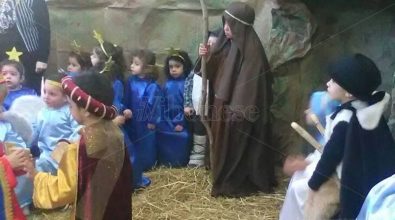 Natale a Vibo Marina, ecco il presepe vivente dei bambini del “Vespucci” (VIDEO)
