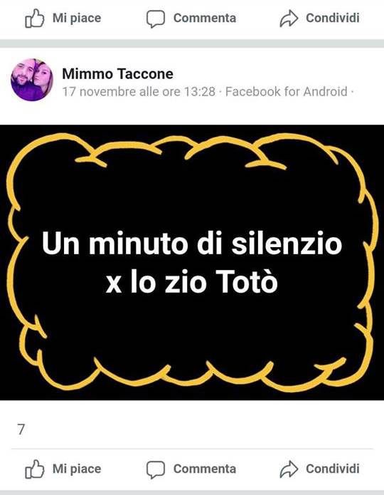 “Un minuto di silenzio per Riina”, la replica di Taccone: “Era una frase ironica”