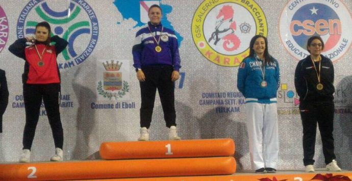 Karate, nuova medaglia d’oro per la vibonese Viola Zangara agli Open della Campania