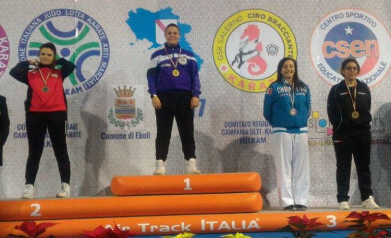 Karate, nuova medaglia d’oro per la vibonese Viola Zangara agli Open della Campania