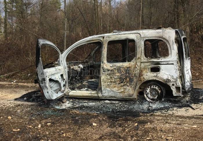 “Giallo” a Sorianello, ritrovato furgoncino completamente distrutto da un incendio