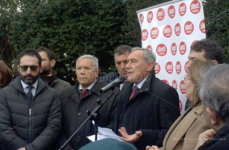 Politiche 2018 | LeU dopo la visita di Grasso a Vibo: «Il nostro programma è la Costituzione»