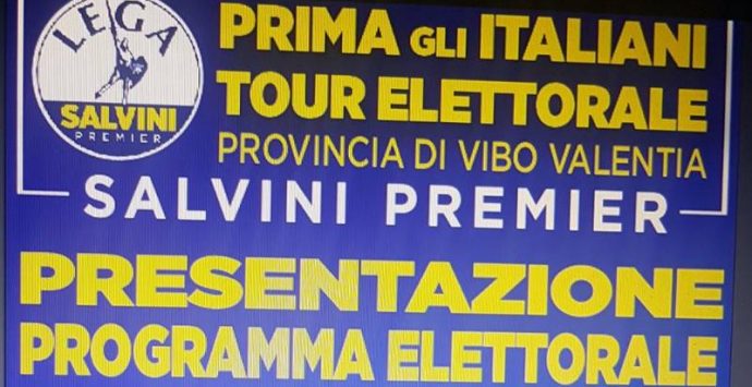 Politiche 2018 | La Lega Salvini premier si dà appuntamento a Vibo Marina