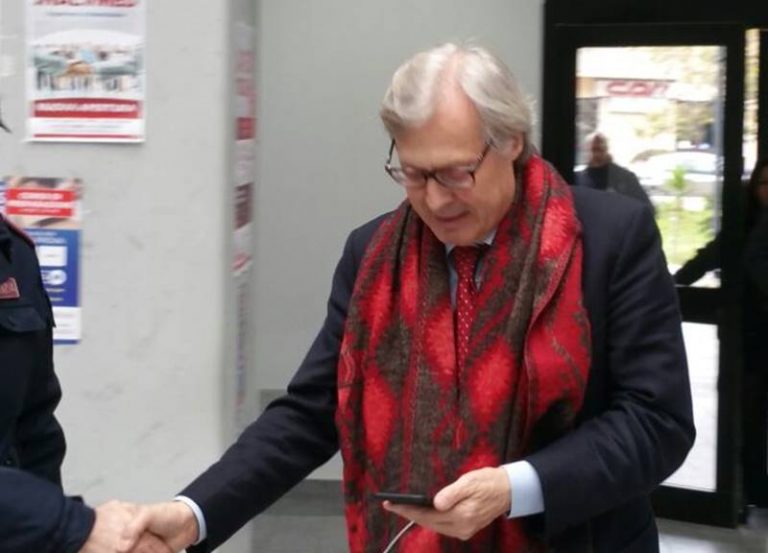 Processo “Overing”, Vittorio Sgarbi in aula a Vibo per testimoniare