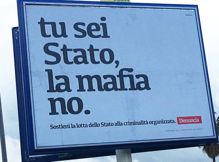 Se i messaggi contro la mafia ad alcuni danno più fastidio della mafia stessa