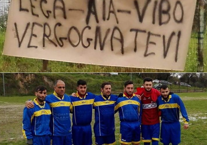 Calcio da guinnes nel Vibonese, in Terza categoria una partita finisce 33-8