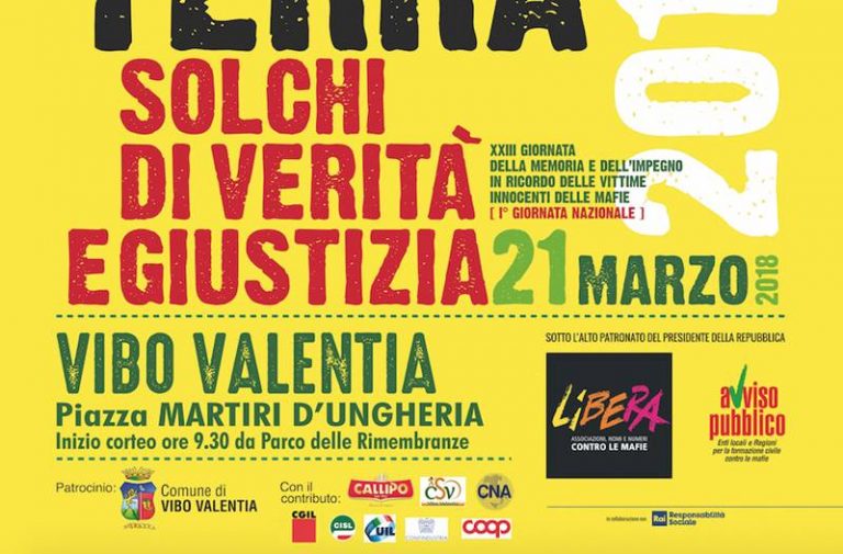 Libera Vibo si prepara al 21 marzo, in programma iniziative e cineforum