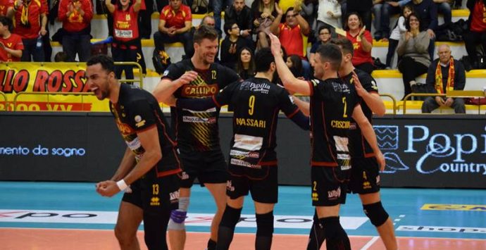 Superlega play off 5° posto, Vibo torna alla vittoria contro Sora e fa sua Gara 1 (VIDEO)