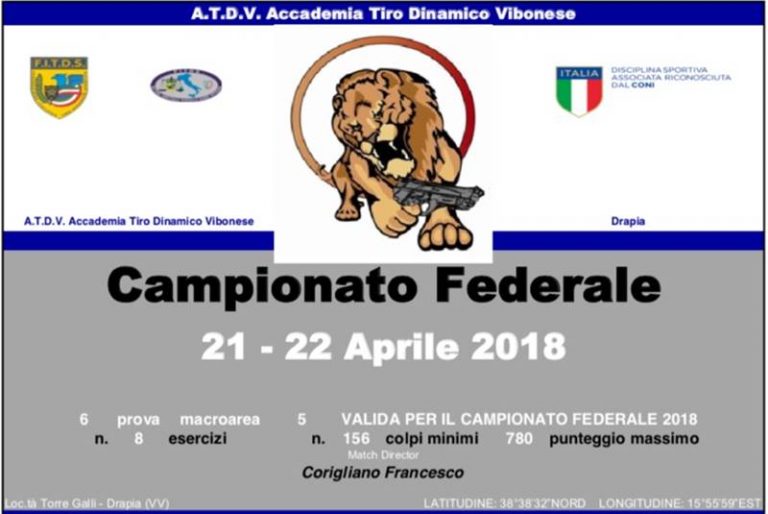 Tiro dinamico, il campionato italiano fa tappa nel Vibonese