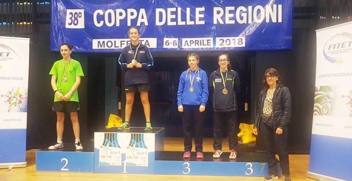 Tennistavolo, la vibonese Miriam Carnovale conquista la “Coppa delle Regioni”