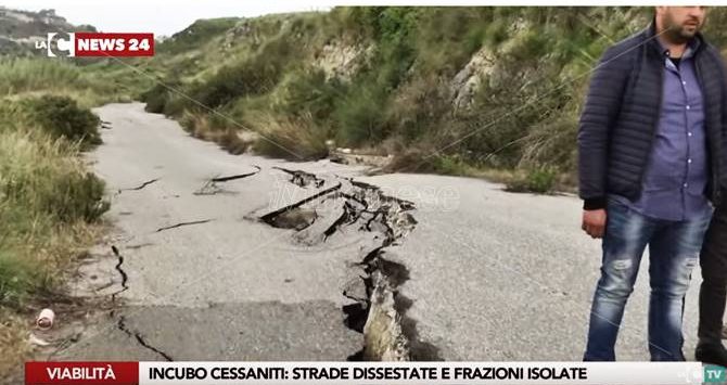 A Cessaniti viabilità al collasso e cittadini esasperati (VIDEO)