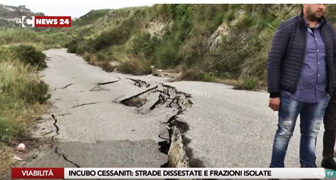 A Cessaniti viabilità al collasso e cittadini esasperati (VIDEO)