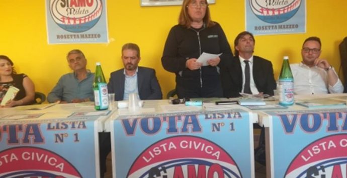 Comunali a Mileto: la candidata a sindaco Mazzeo presenta la lista