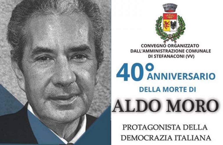 Stefanaconi ricorda Aldo Moro a 40 anni dalla morte