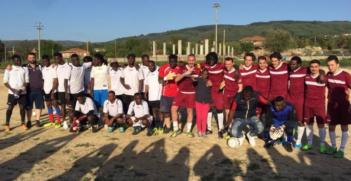 Sport e integrazione, ad Arena in campo i migranti ospitati nelle Serre vibonesi