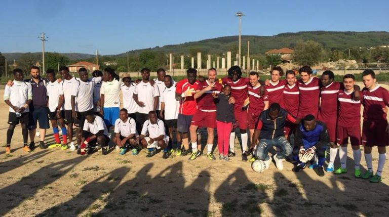 Sport e integrazione, ad Arena in campo i migranti ospitati nelle Serre vibonesi