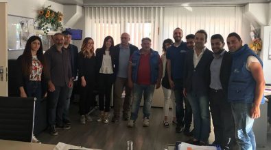 L’europarlamentare Andrea Cozzolino in visita nell’area industriale di Vibo