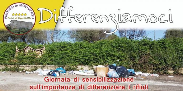 Sensibilizzare alla differenziata, l’iniziativa del MeetUp di Vibo